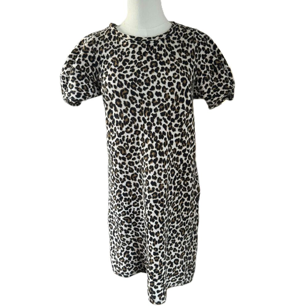 Velvet By Graham & Spencer Anthropologie Leopard Print Dress Women XS Maximalist - Picture 2 of 16